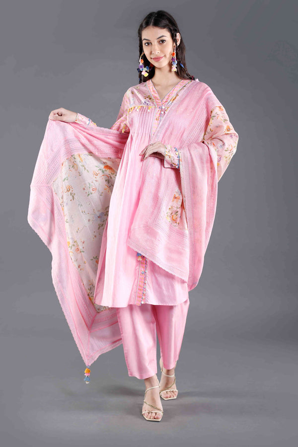 Gulaab Summer Silk Kurta Set