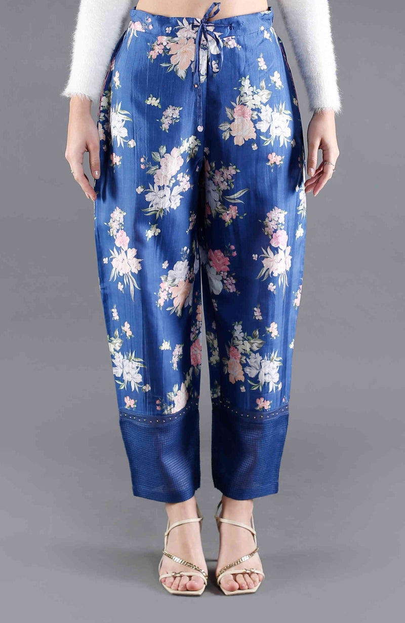 Ambar Floral Silk Pants