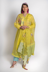 Sarso Basant Kurta Set