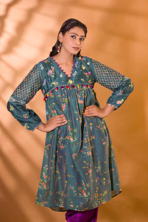 BER FLORAL KAMEEZ