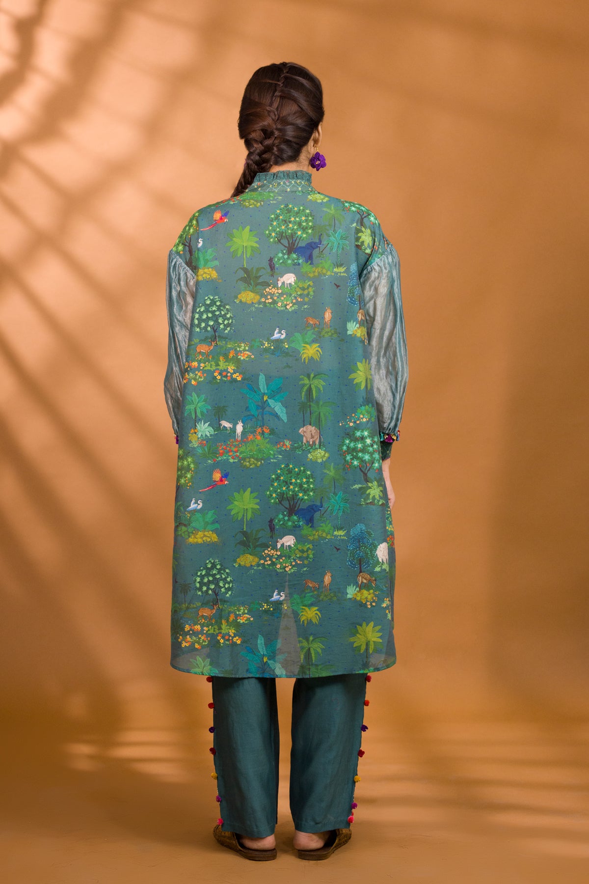 BER SAFARI KAMEEZ WITH STRAIGHT PANTS