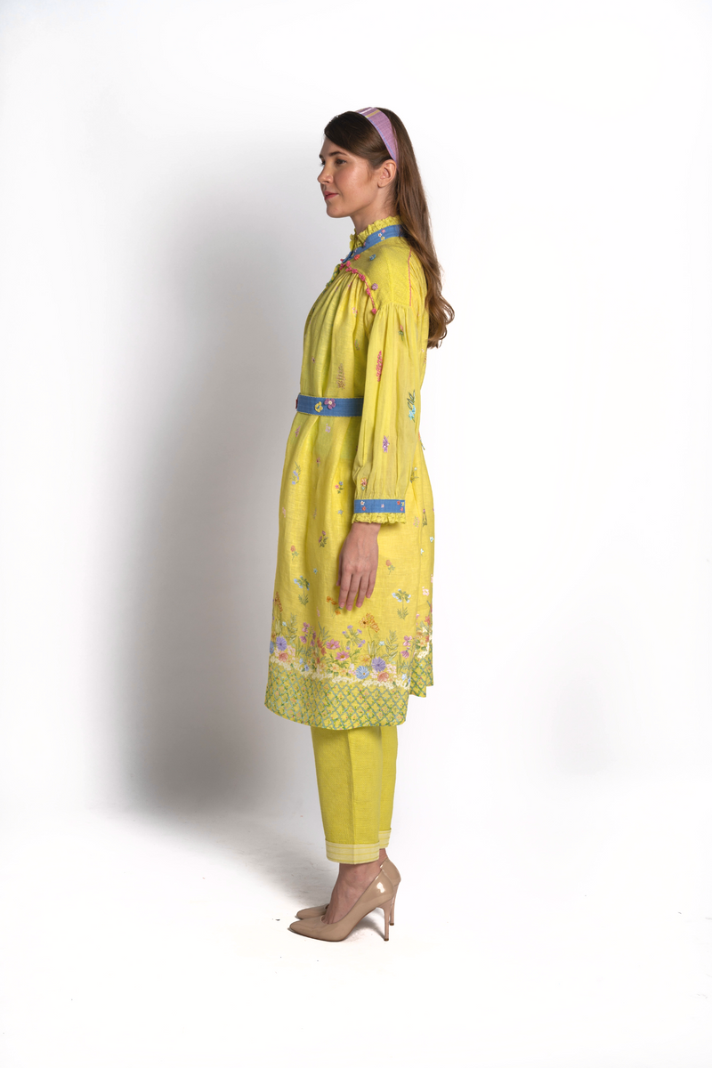 Basant Floral Kaftan Co-ord Set