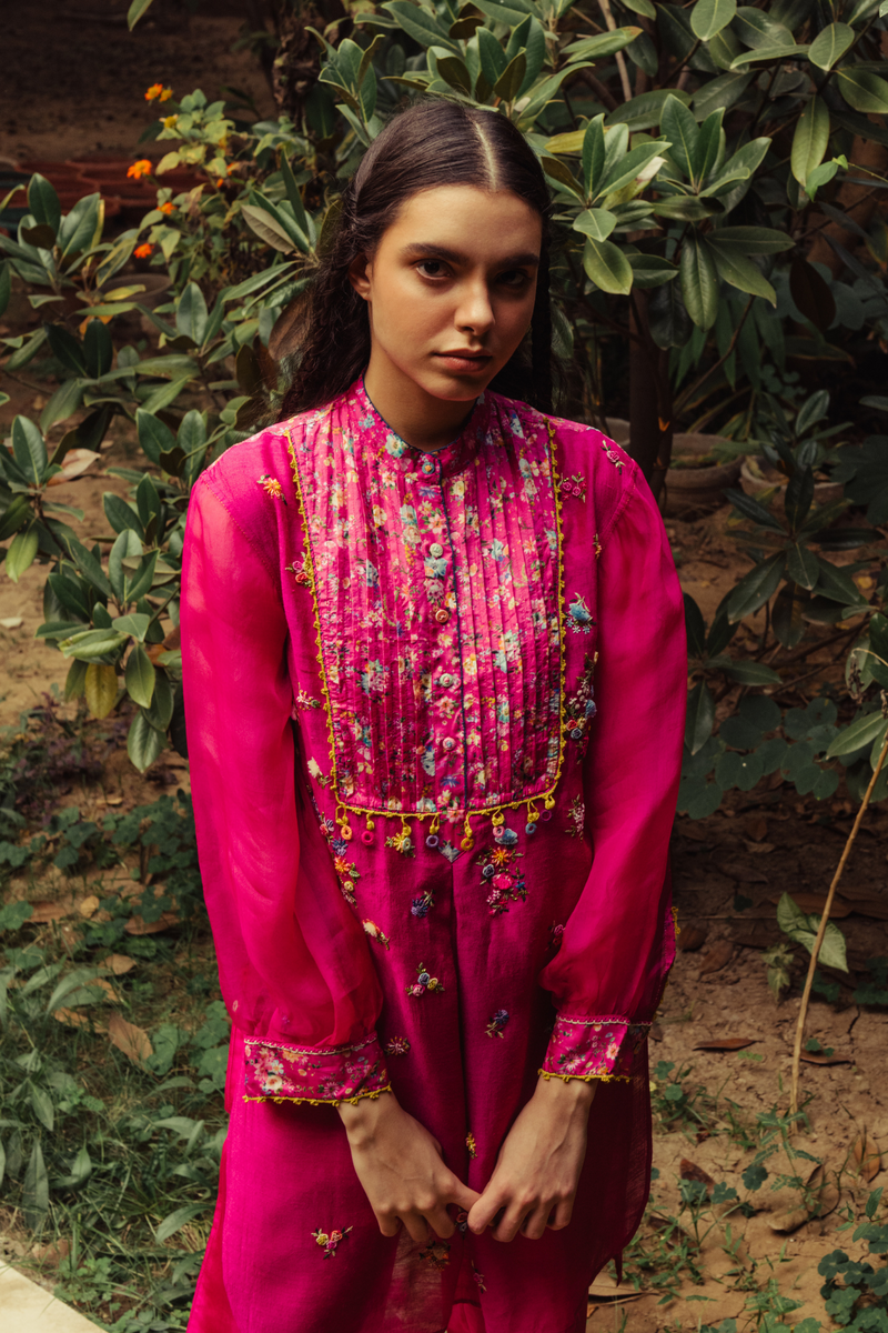 Kamal Embroidered Straight Kameez