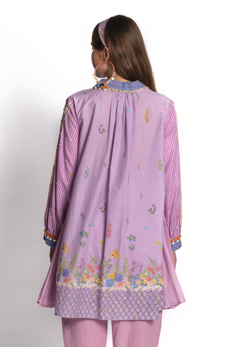 Lavender Field Kameez