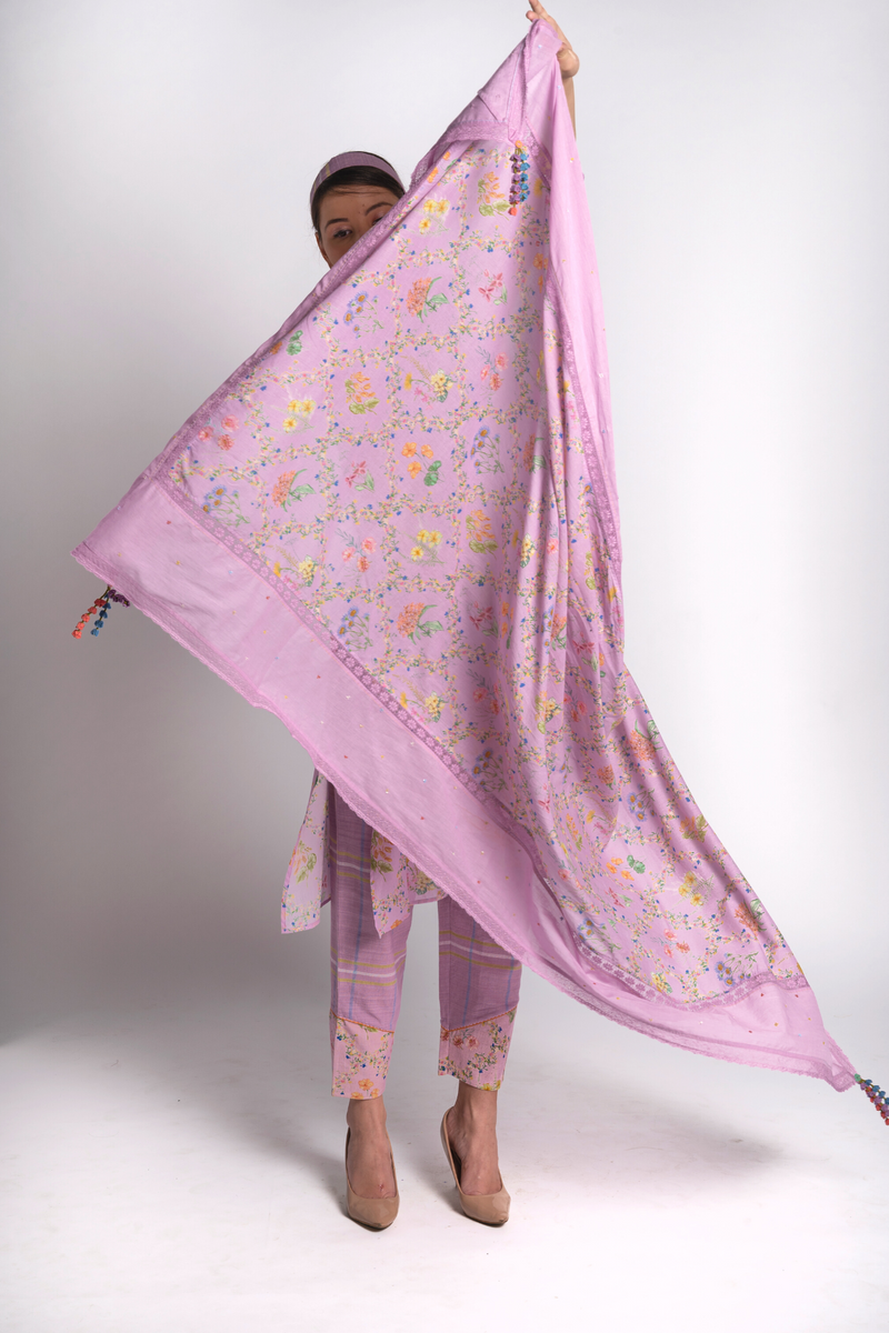 Jamuni Floral Dupatta