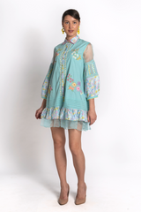 Aasamani Floral Shirt Dress