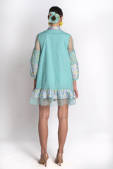 Aasamani Floral Shirt Dress