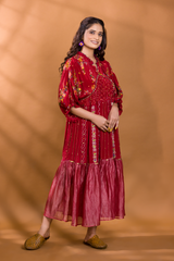 ANAAR GATHERED DRESS