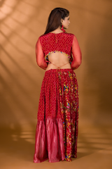 ANAAR FLORAL LEHENGA SET