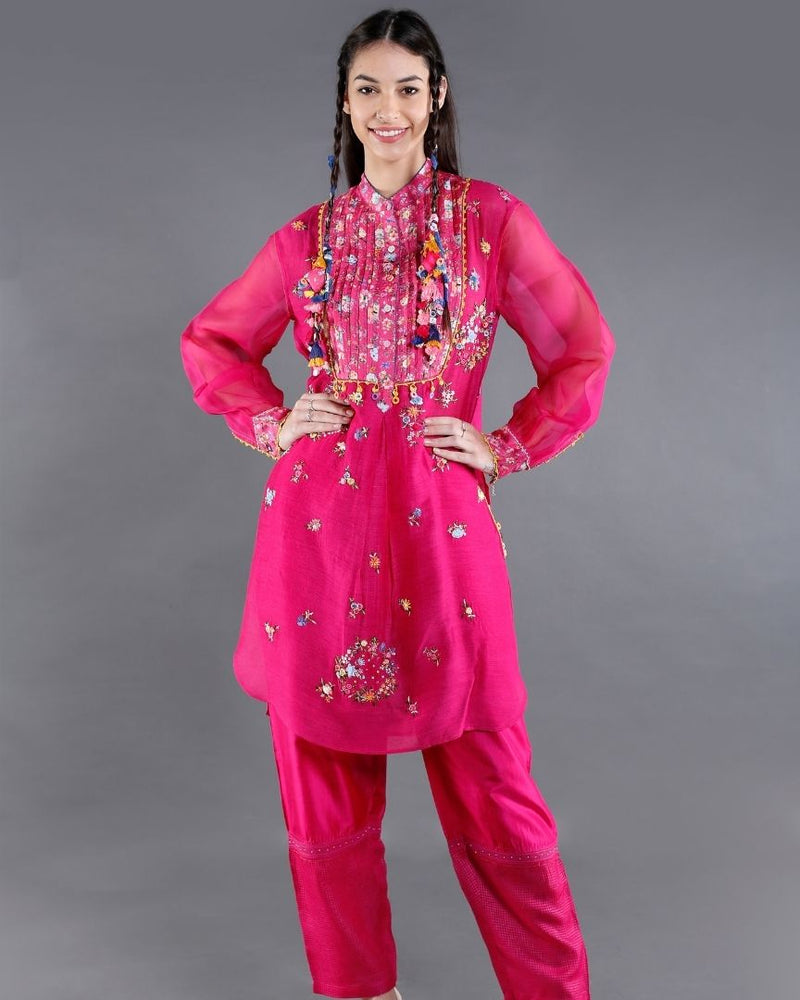 Kamal Embroidered Straight Kameez