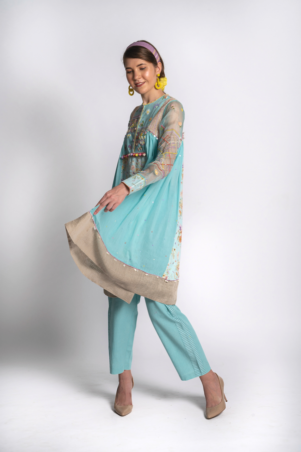 Jheel Floral Kurta