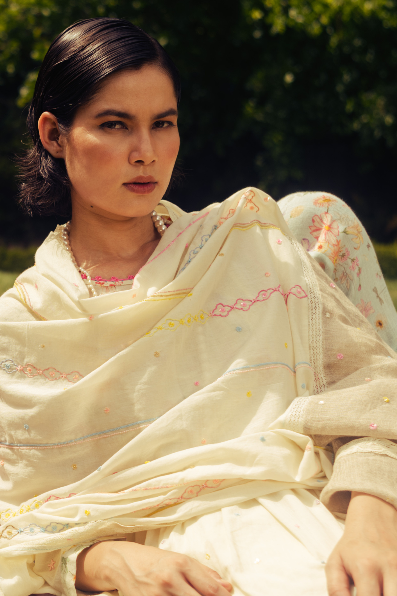 Mogra Mulmul Dupatta