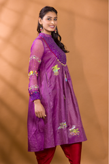 FALSA EMBROIDERED YOKE KURTA