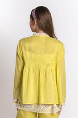 Sunehra Pleated Shirt