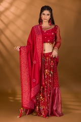 ANAAR FLORAL LEHENGA SET