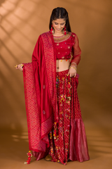 ANAAR FLORAL LEHENGA SET