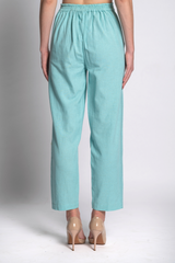 Sky Blue Straight Pants