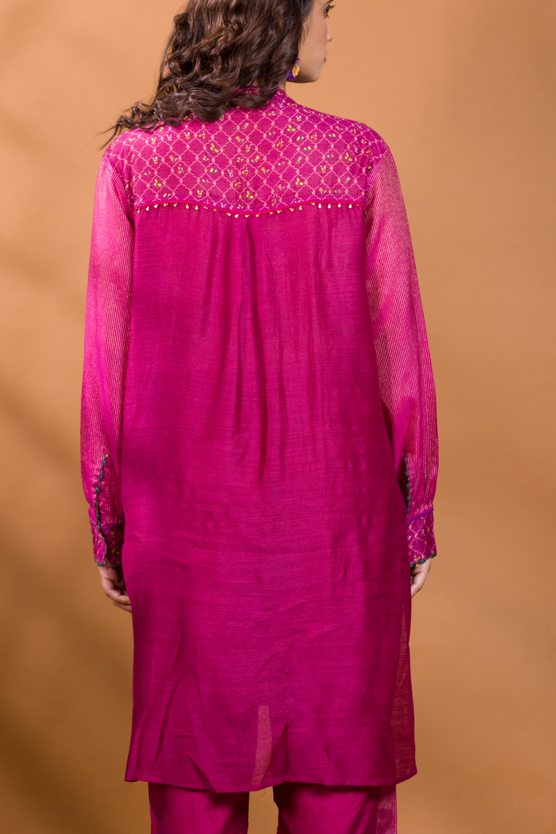 GULKAND PINTUCK KURTA