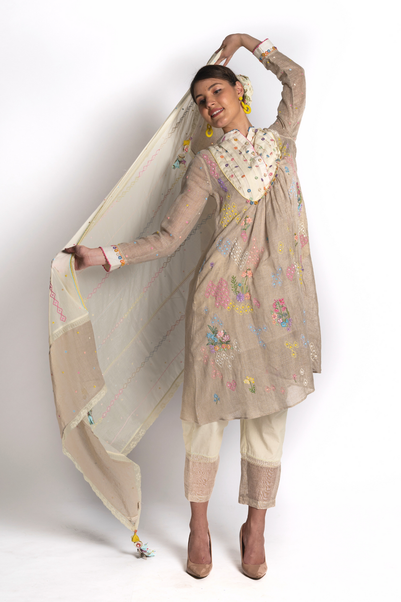 Mogra Mulmul Dupatta