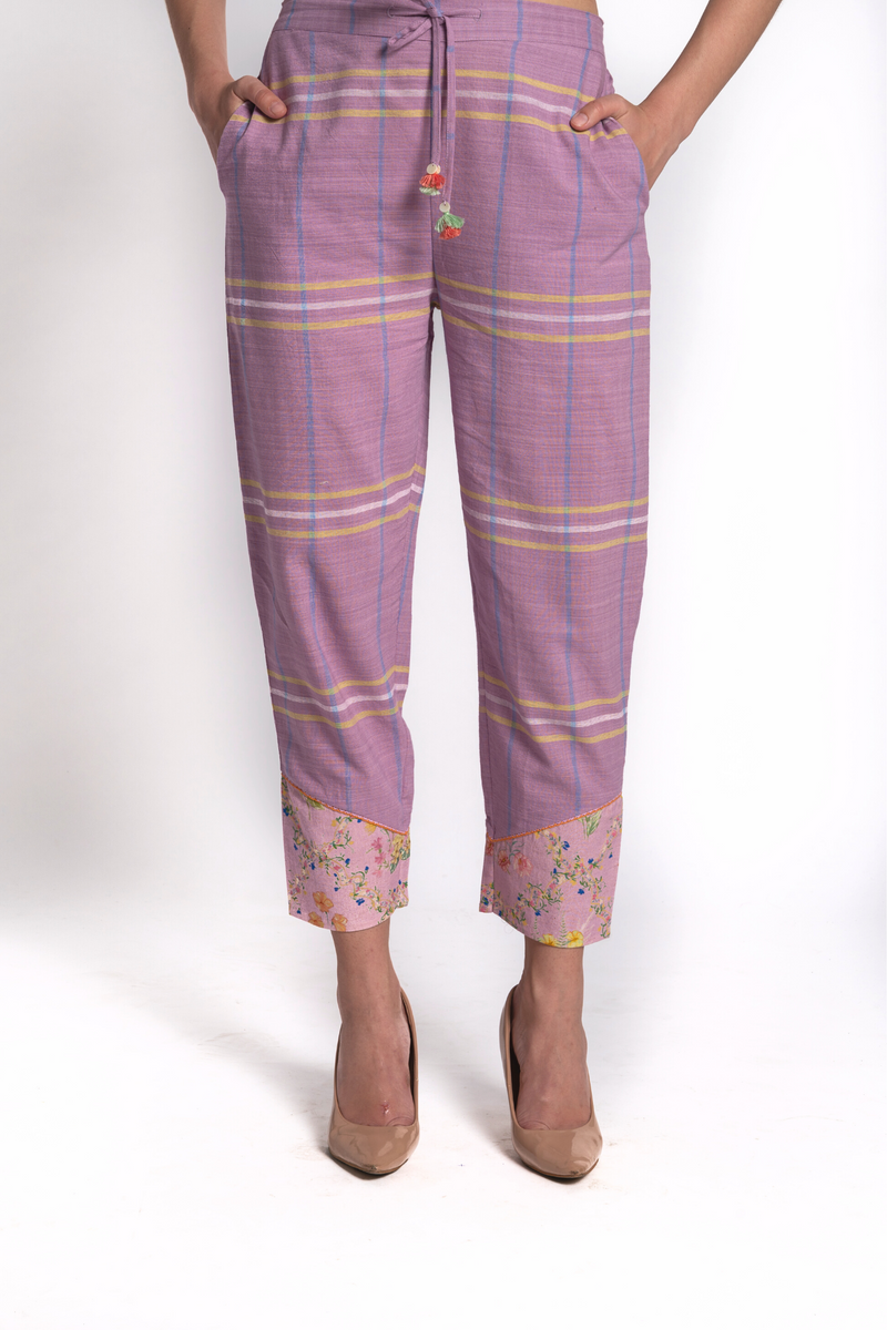 Lilac Stripe Pants