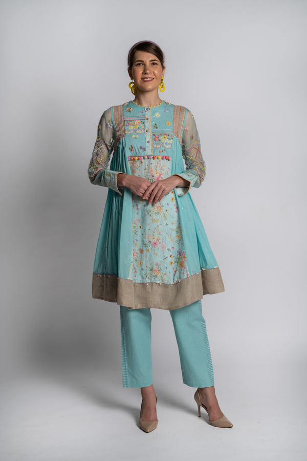 Jheel Floral Kurta