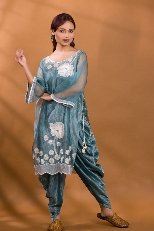 BER EMBROIDERED KURTA WITH SALWAR PANTS