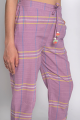 Lilac Stripe Pants