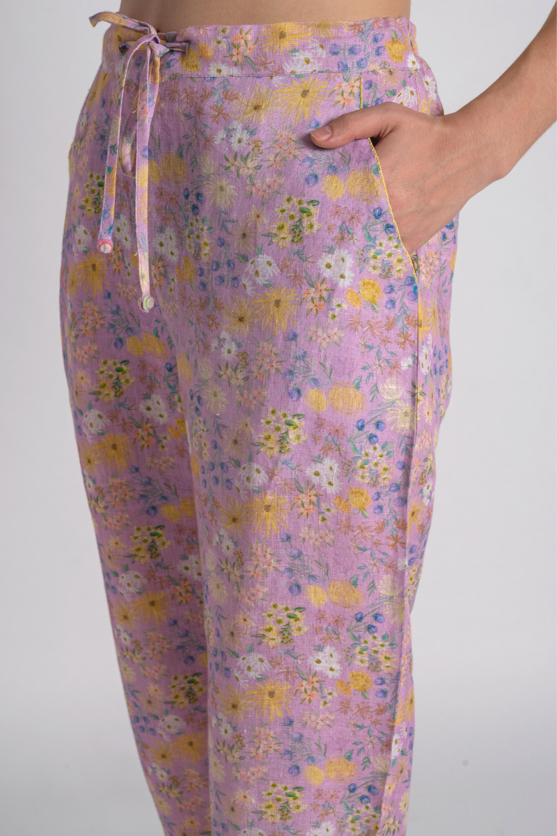 Ditsy Floral Tulip Pants