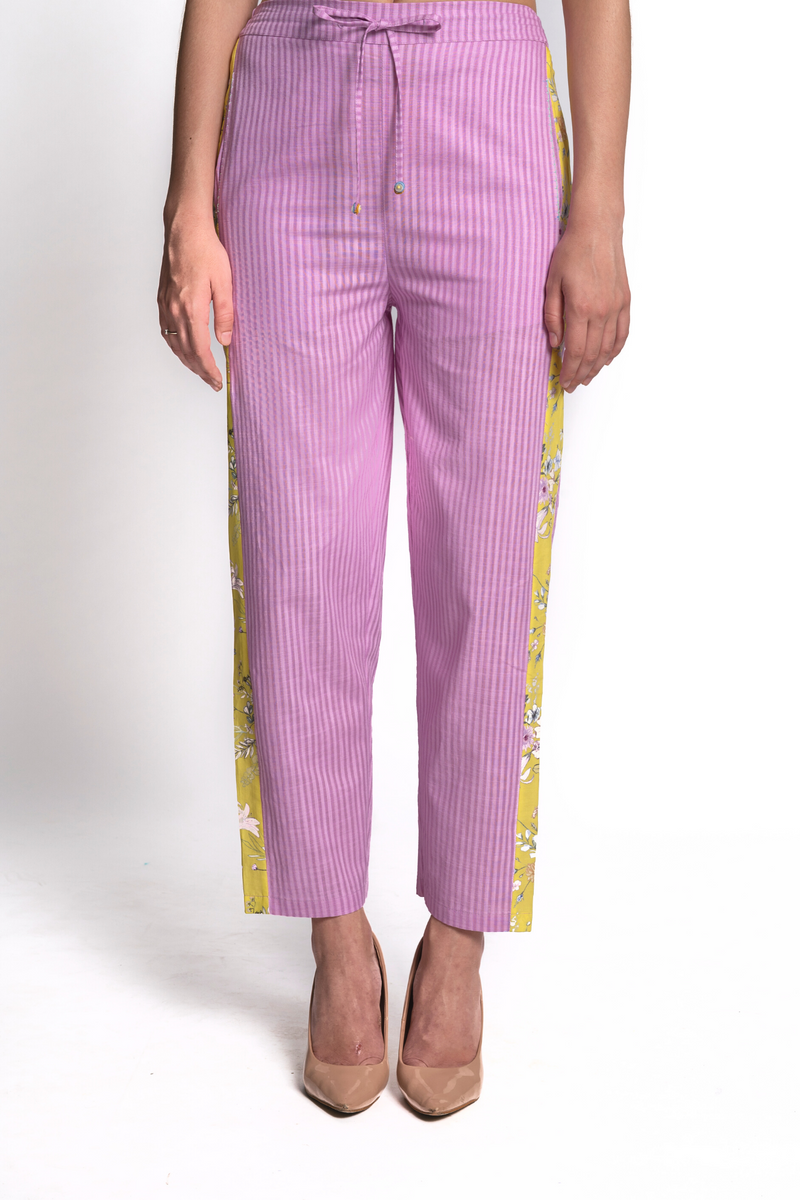 Jamuni Cotton Stripe Pants