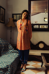 Ambar Kesari Straight Kurta Set