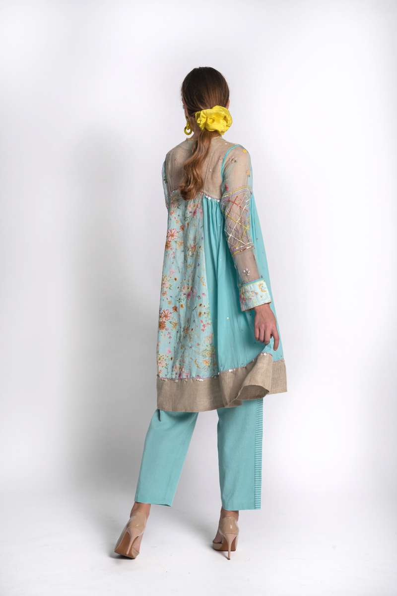 Jheel Floral Kurta