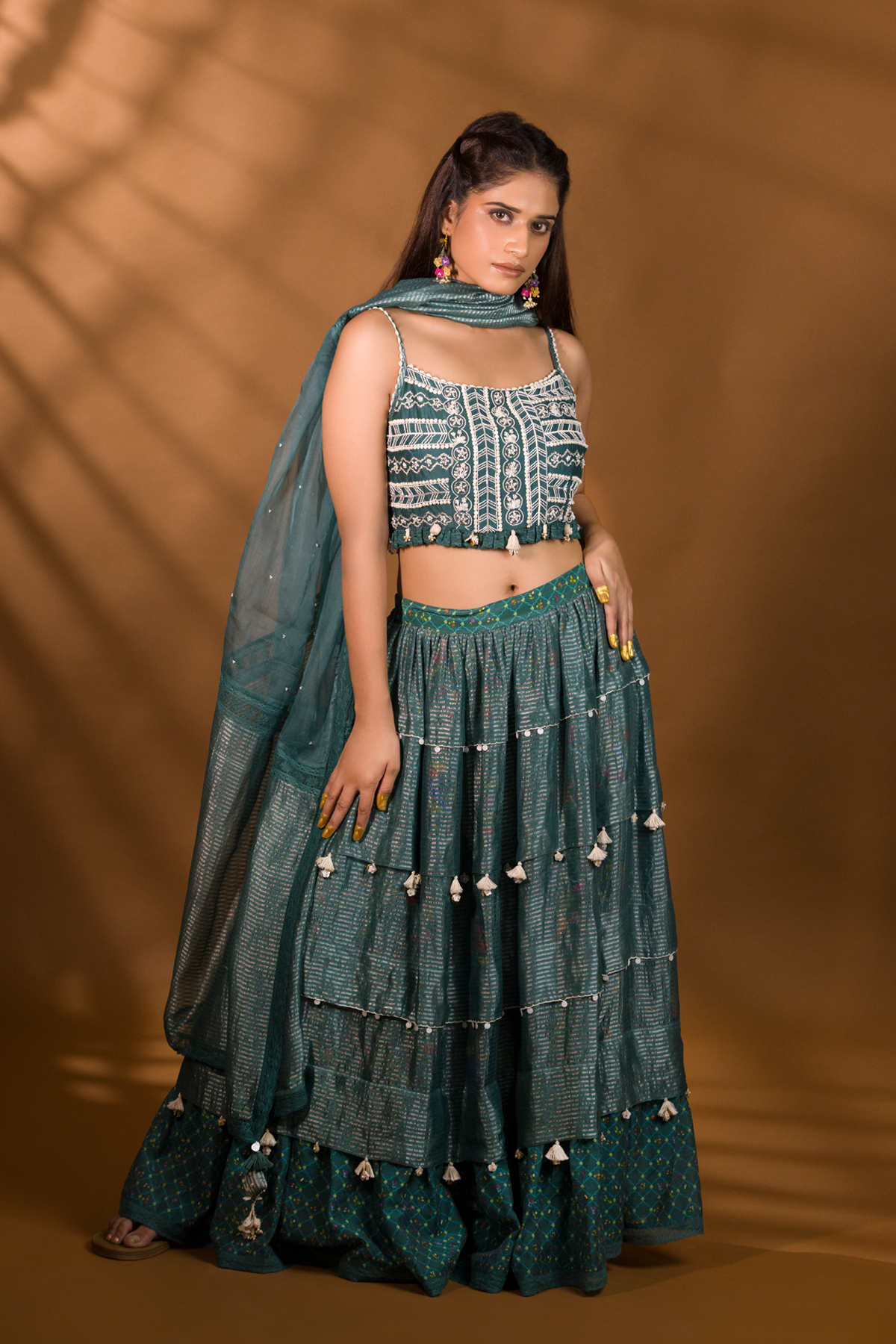 BER EMBROIDERED LEHENGA SET
