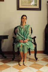 Dreamy Woven Silk Checks Kameez