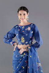 Ambar Embroidered Silk Blouse