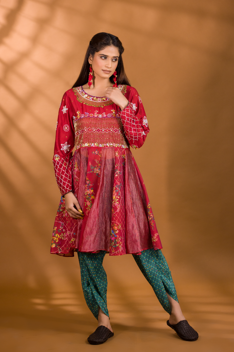 ANAAR ANARKALI SHORT KURTA