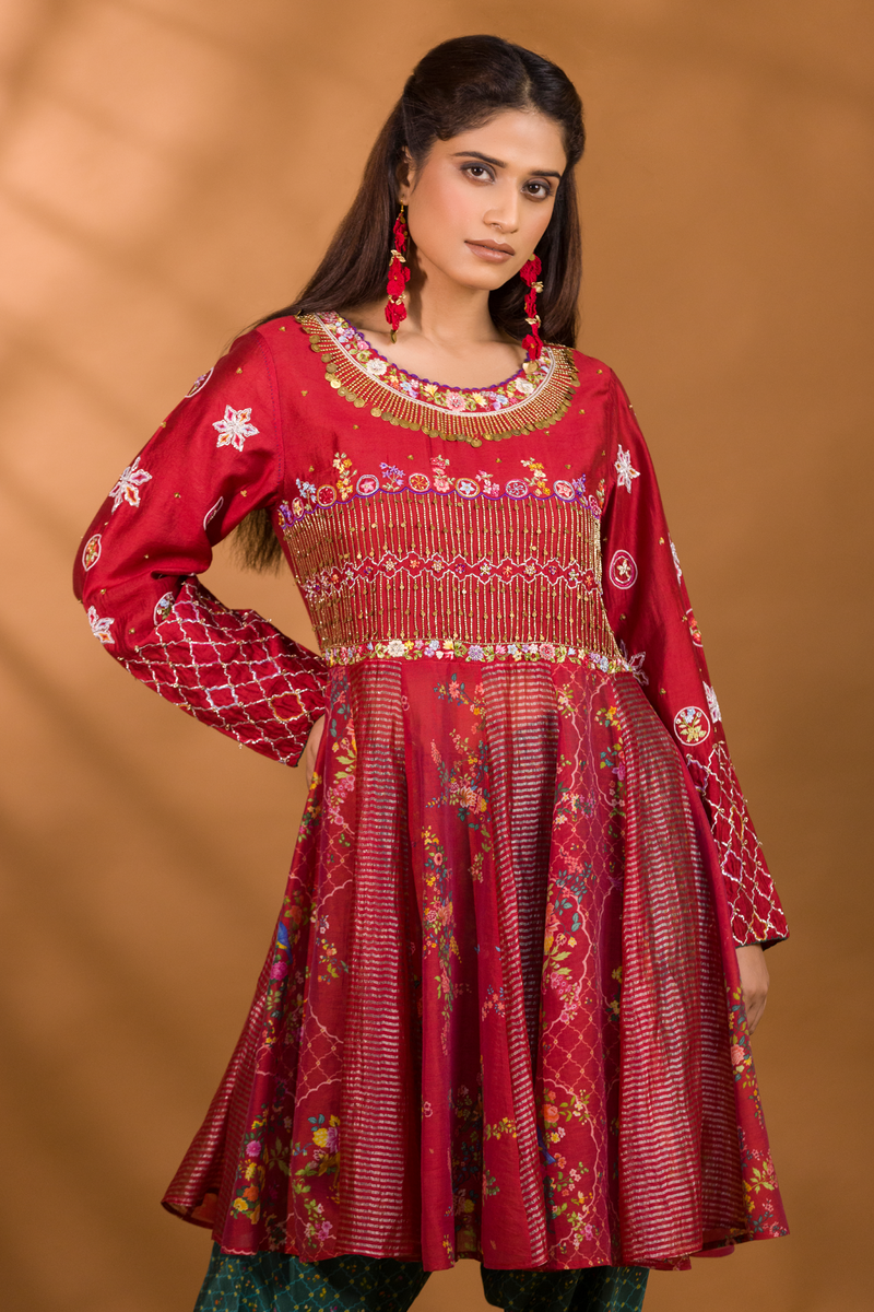 ANAAR ANARKALI SHORT KURTA