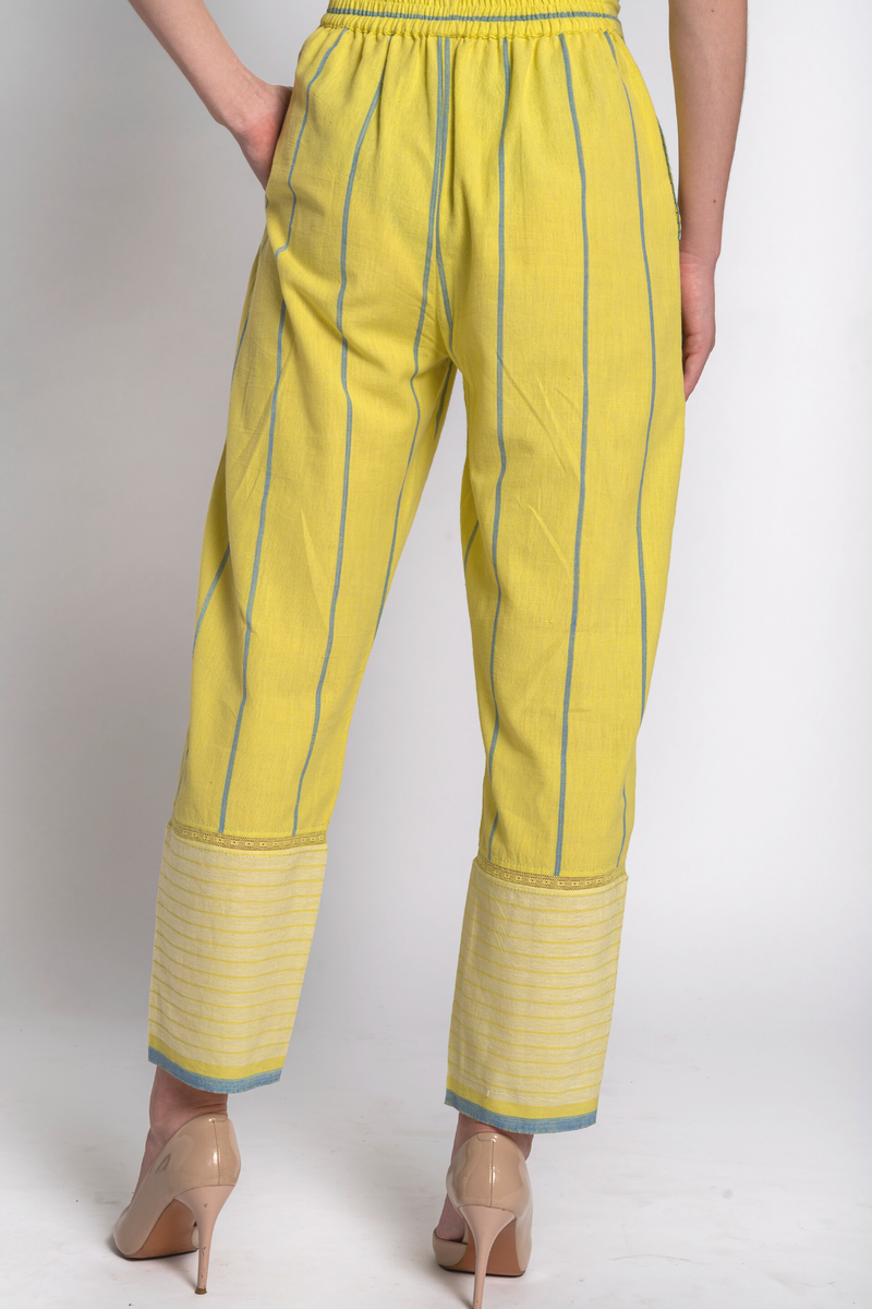 Lemon Stripe Pants