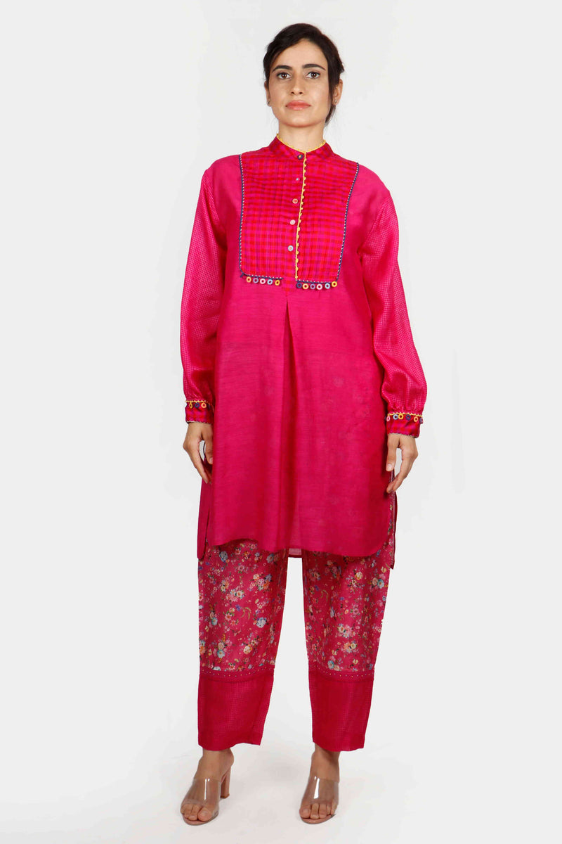 Rani Pink Straight Kameez