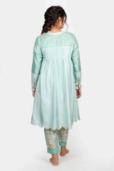 Pretty Pastel Pleated Kurta