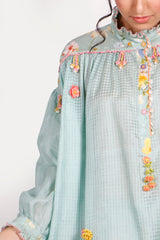 Sunset Garden Crochet Kaftan