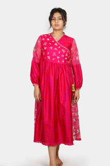 Kamal Rani Pink Angrakha Kurta