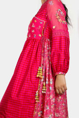 Kamal Rani Pink Angrakha Kurta