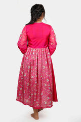 Kamal Rani Pink Angrakha Kurta