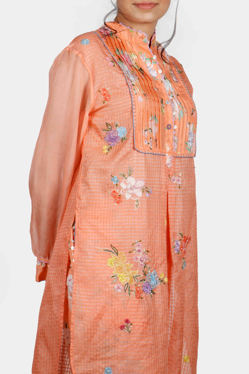 Kesari Straight Long Top