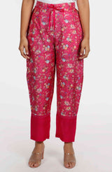 Kamal Ditsy Pink Floral Pants