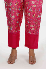 Kamal Ditsy Pink Floral Pants