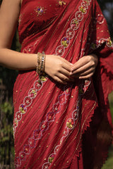 ANAAR EMBROIDERED SAREE