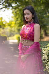 RANI PINK LEHENGA SET