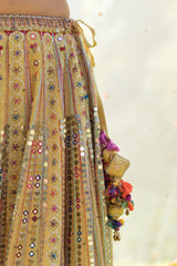 SUNEHRA EMBROIDERED LEHENGA SET