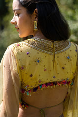 SUNEHRA EMBROIDERED LEHENGA SET